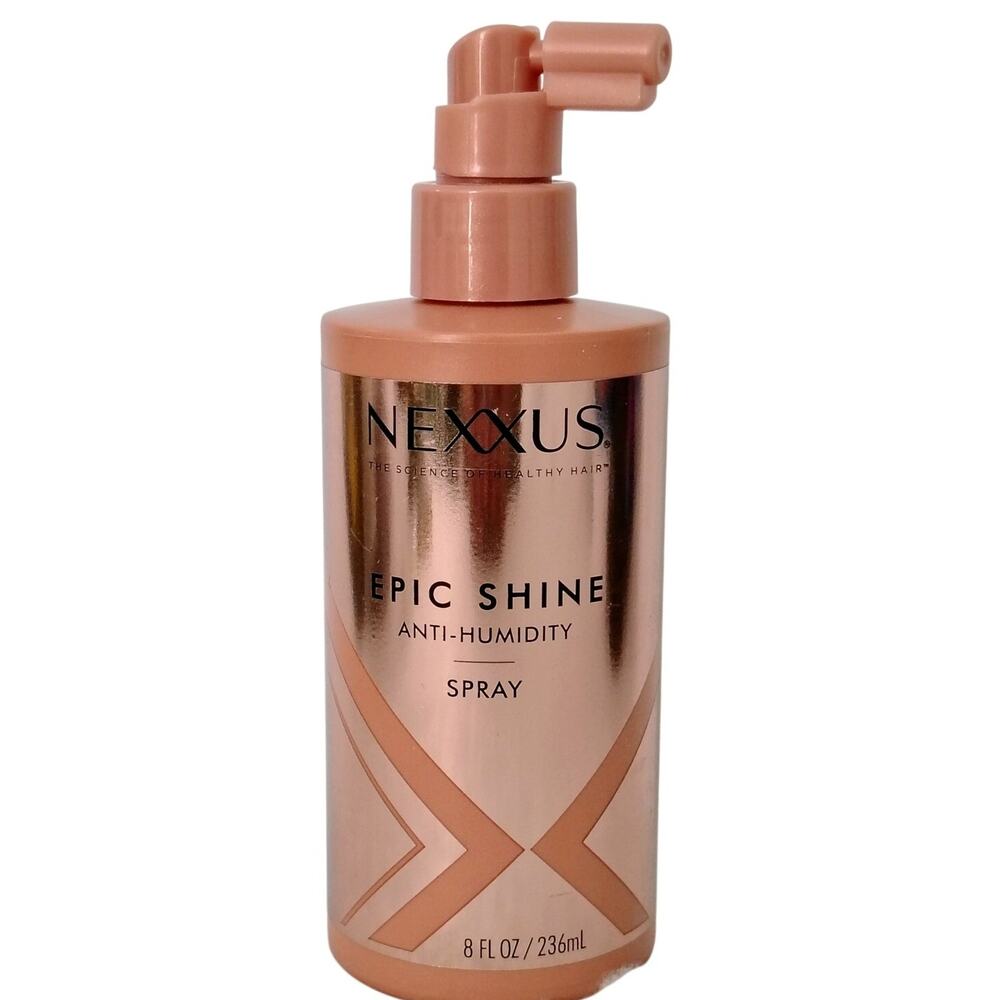 Nexxus Epic Straight Up Shine Heat Protectant Spray Anti Humidity Style 8 oz NEW